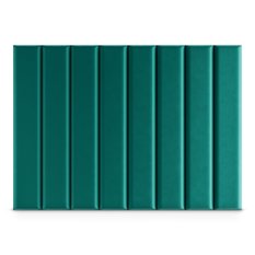 Panele tapicerowane 100x20 cm na ścianę magic velvet turkusowy - Miniaturka zdjęcia nr 2