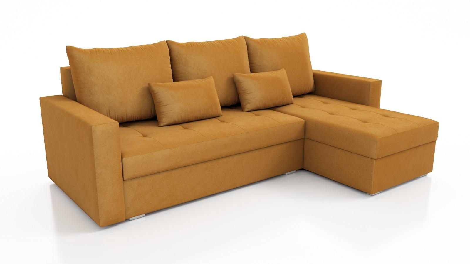 Narożnik Focus 85x229x149 cm do sypialni rozkładany kronos