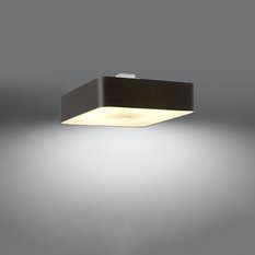 Plafon LOKKO 55 czarny 25x55x55cm E27 nowoczesna lampa do salonu - Miniaturka zdjęcia nr 3