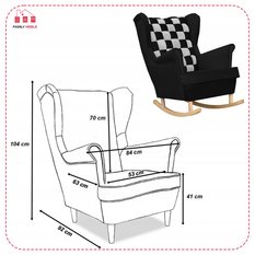 Fotel uszak bujany Carol Duo Family Meble - Miniaturka zdjęcia nr 7