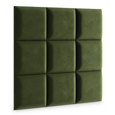 Panele tapicerowane 40x40 na ścianę magic velvet khaki - Miniaturka zdjęcia nr 3