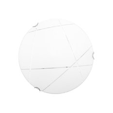 Plafon K-1522 RG1-08 FEEL 30x30x8 cm do salonu lub pokoju chrom/biały