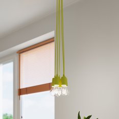 Lampa wisząca DIEGO 1 żółta 90x9x9cm nowoczesna lampa wisząca E27 do salonu - Miniaturka zdjęcia nr 11