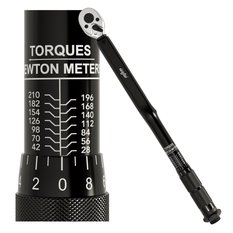 Klucz dynamometryczny 1/2" przedłurzacz miara 28-210 Nm czarny do garażu  - Miniaturka zdjęcia nr 2