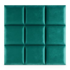Panele tapicerowane 50x50 na ścianę magic velvet turkusowy - Miniaturka zdjęcia nr 4