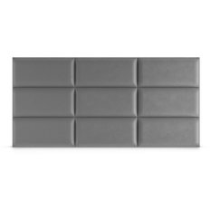 Panele tapicerowane 70x30 na ścianę wezgłowie szary - Miniaturka zdjęcia nr 4