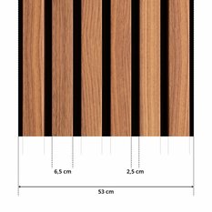 Tapeta LAMELE DREWNO Imitacja DESKI 53x300 Dekoracja z Modnym Wzorem 3D - Miniaturka zdjęcia nr 6