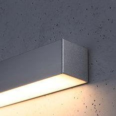 Kinkiet PINNE 67 szary 3000K 6x6x67cm nowoczesna lampa LED do salonu - Miniaturka zdjęcia nr 5