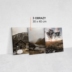 Obrazy Do Sypialni Pejzaż GÓRY Rzeka Natura 90x40cm - Miniaturka zdjęcia nr 2