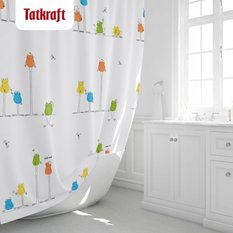 Tatkraft Funny Frogs tekstylna zasłona prysznicowa - Miniaturka zdjęcia nr 6