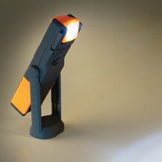 Latarka 18,5 cm warsztatowa lampa hak na baterie - Miniaturka zdjęcia nr 6