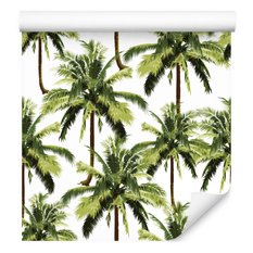 Tapeta w stylu hawajski, palmy, dekoracja idealna do salonu
