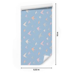 Tapeta – Jaskółki, dekoracja w stylu nowoczesnym - Miniaturka zdjęcia nr 2