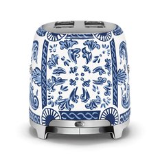 Toster SMEG 31x19,5x19,8 cm Dolce & Gabbana Blu Mediterraneo niebieski do kuchni - Miniaturka zdjęcia nr 2