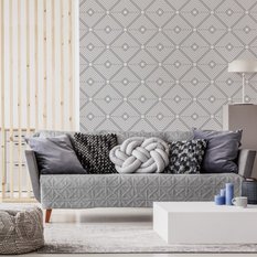 Tapeta Geometryczne Wzory w Odcieniach Szarości  53x1000  - Miniaturka zdjęcia nr 3