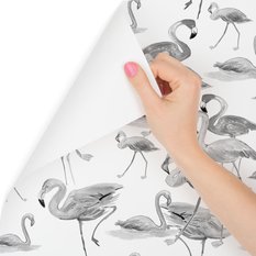 Tapeta ścienna do salonu, flamingi, ptaki, natura  - Miniaturka zdjęcia nr 3