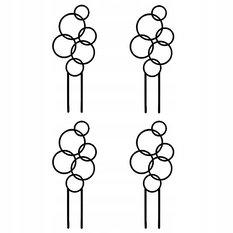 Podpórka do roślin Drabinka Pergola na kwiaty x4