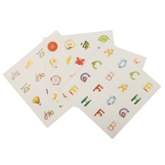 Gra planszowa memory montessori zestaw puzzle drewniane 4 karty - Miniaturka zdjęcia nr 6