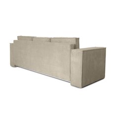 Kanapa funkcją spania Verona bonell 248x96x93 cm wraz z pojemnikiem, sprężyny bonell sztruks beżowy do salonu - Miniaturka zdjęcia nr 6