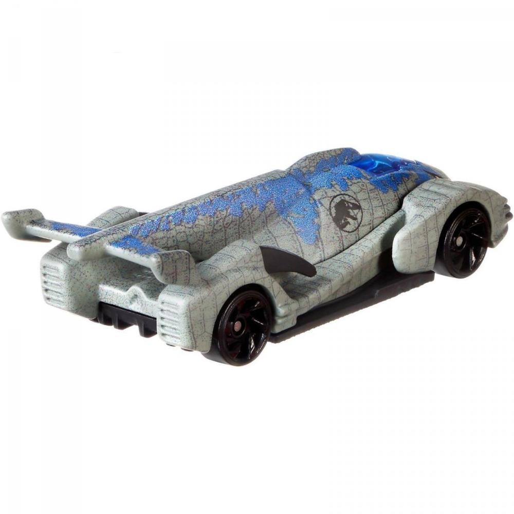 Hot wheels jurassic world dominion character cars velociraptor 'blue' 3/6 dla dziecka  nr. 3