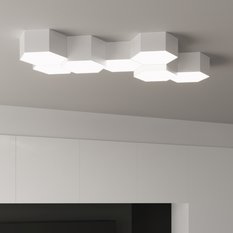 Plafon SUNDE 11 biały 11.5x26.5x30.5cm nowoczesna lampa E27 do salonu - Miniaturka zdjęcia nr 11