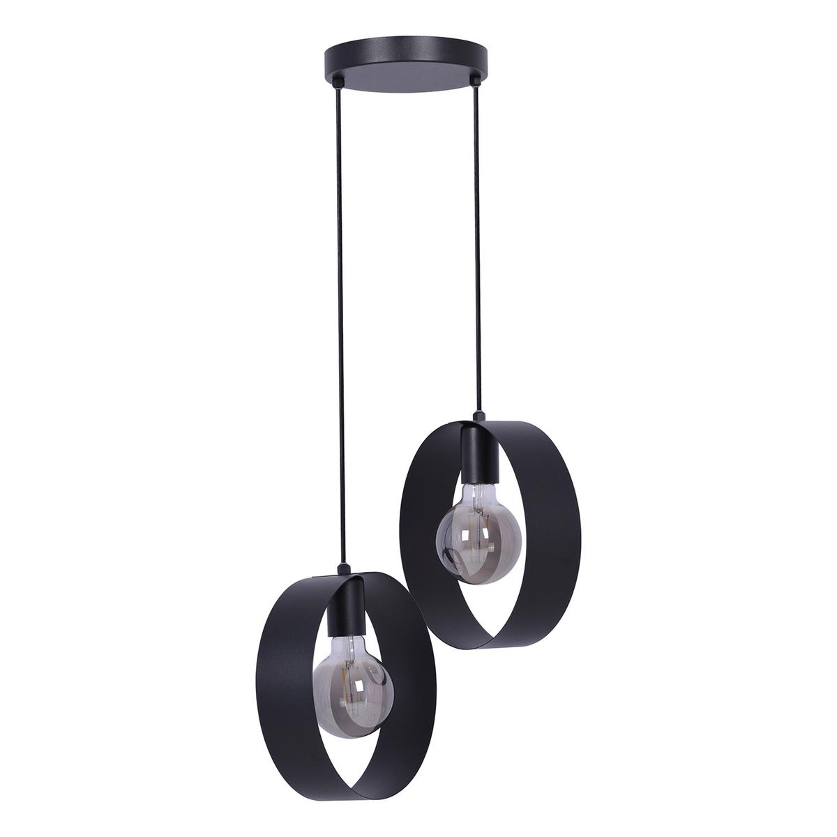 Lampa wisząca K-4976 EMI 45x95x45 cm do salonu lub pokoju czarny