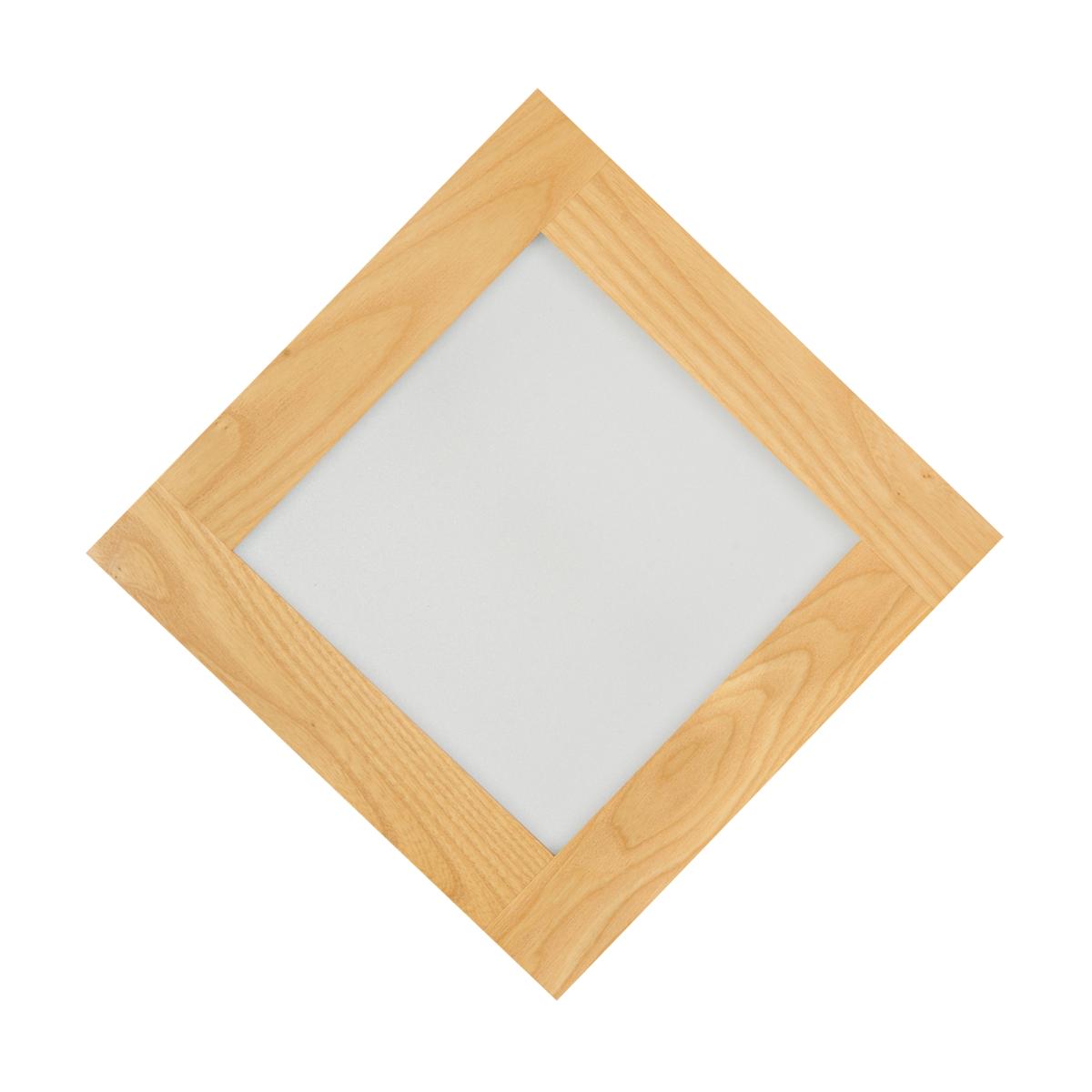 Panel LED 25 x 25 x 5 cm plafon z drewna jesionowego 24W 4000K do salonu nr. 5