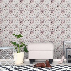 Tapeta Do Sypialni ŁAPACZE SNÓW Boho Pióra Ozdoba  - Miniaturka zdjęcia nr 7