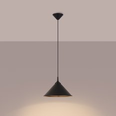 Lampa wisząca ZUMA czarna 76x30x30cm nowoczesna E27 do salonu - Miniaturka zdjęcia nr 3