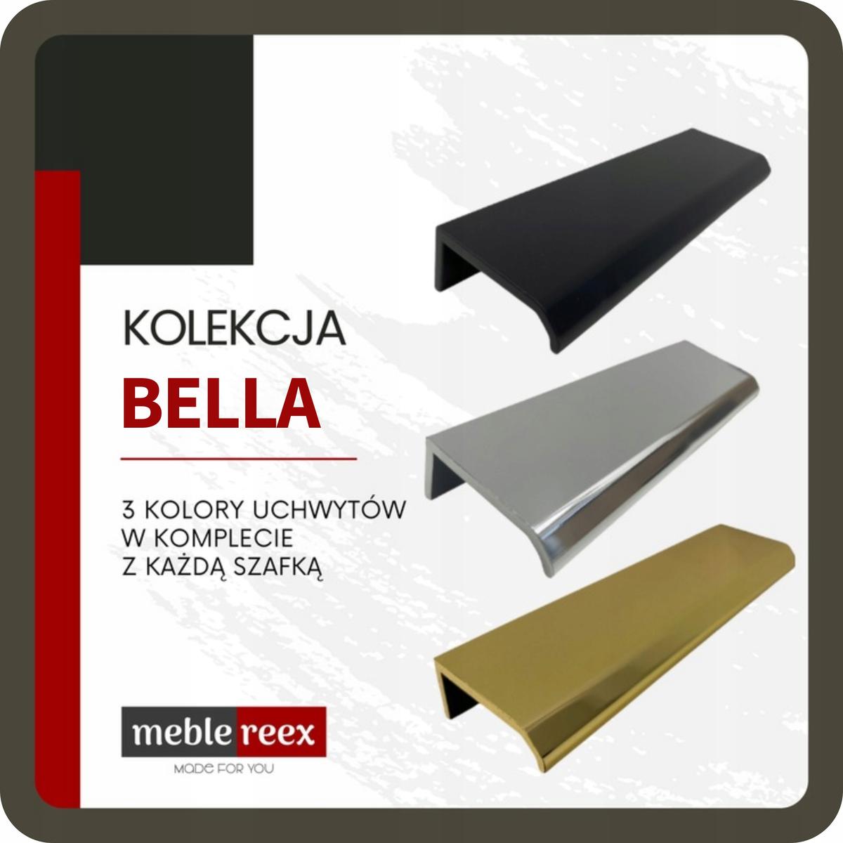 Regał BELLA 20 cm do łazienki pod blat otwarty z półkami kaszmir nr. 6