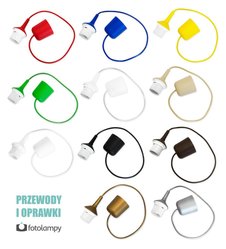 Lampa wisząca duża - Pudrowe róże - Miniaturka zdjęcia nr 3