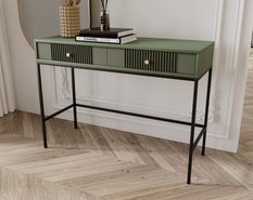 Toaletk Iseo 104 cm do sypialni garderoby smoke green zielony czarny - Miniaturka zdjęcia nr 5