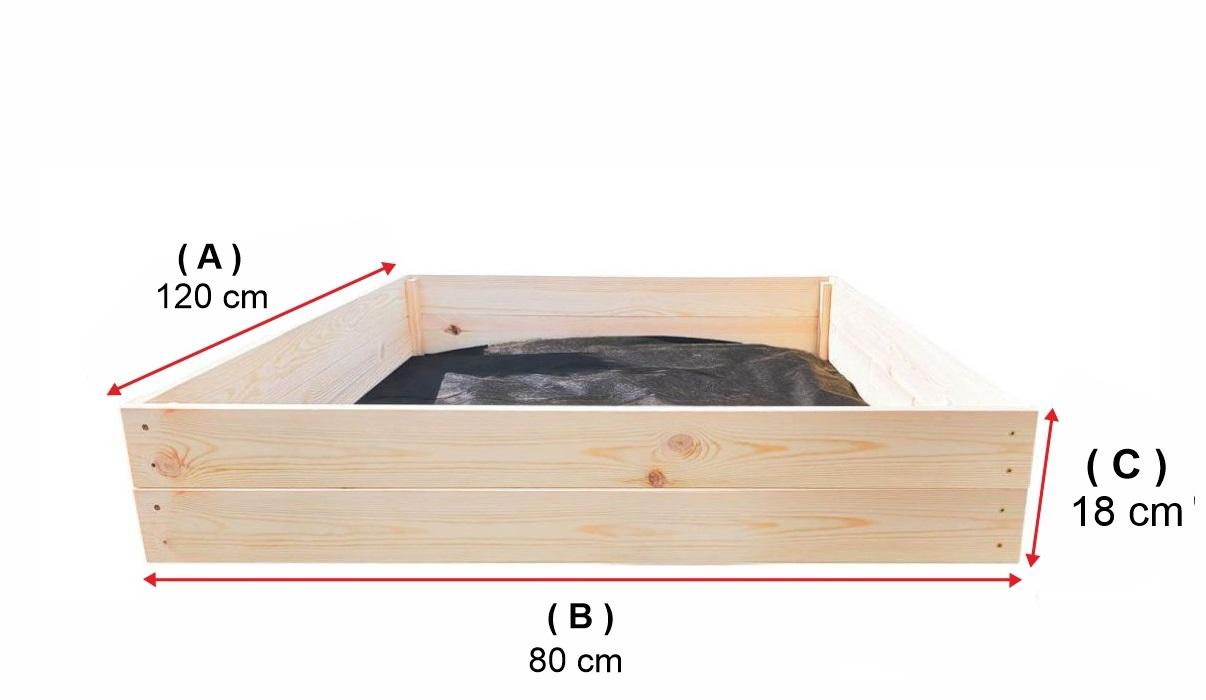 Warzywniak skrzynia na warzywa inspekt zielnik 120x80x27 poradnik gratis do ogrodu nr. 3