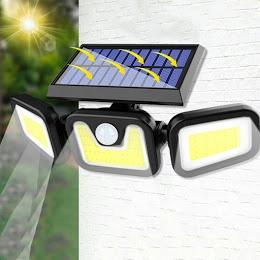 Lampas solarna LED czujnik ruchu zmierzchu do ogródka nr. 3