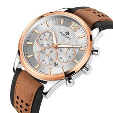 ZEGAREK MĘSKI PERFECT CH01L - CHRONOGRAF (zp354g) + BOX - Miniaturka zdjęcia nr 2