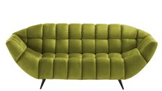 Sofa GAPPA 200x94x82 cm nowoczesna kanapa pikowana wersal zielona pistacja do salonu - Miniaturka zdjęcia nr 1