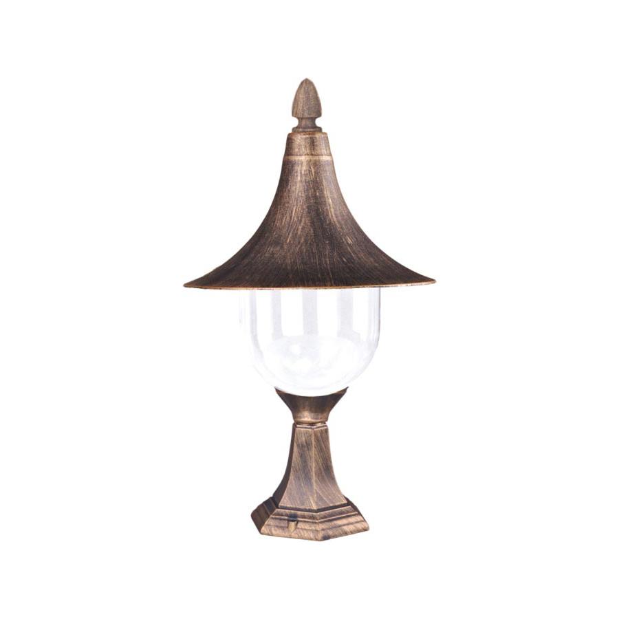 Lampa ogrodowa stojąca K-8128 / BOSTON 26x53x26 cm do ogrodu czarny/złoty nr. 1