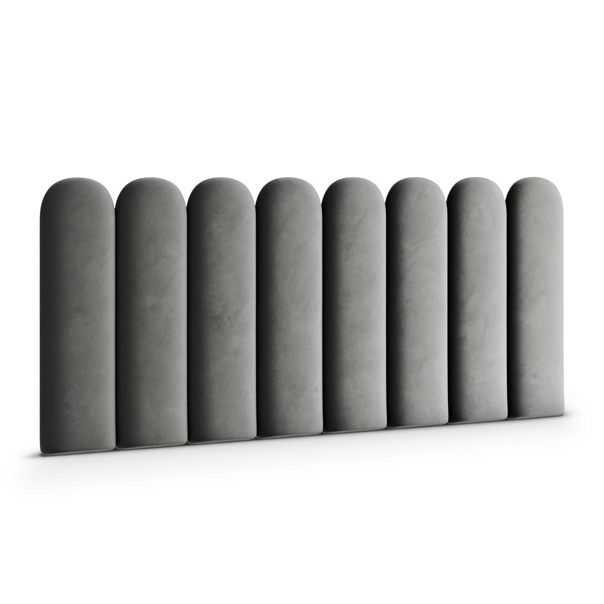 Panele tapicerowane 20x60 cm płotek magic velvet szary