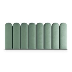 Panele tapicerowane 30x60 cm na ścianę płotek miętowy magic velvet - Miniaturka zdjęcia nr 2