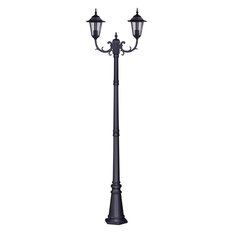 Lampa ogrodowa stojąca K-7064A2/2 / STANDARD 70x233x27 cm do ogrodu czarny/złoty - Miniaturka zdjęcia nr 1