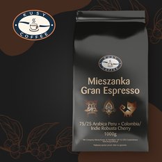 Kawa Ziarnista Gran Espresso Świeżo Palona 1KG - Miniaturka zdjęcia nr 2