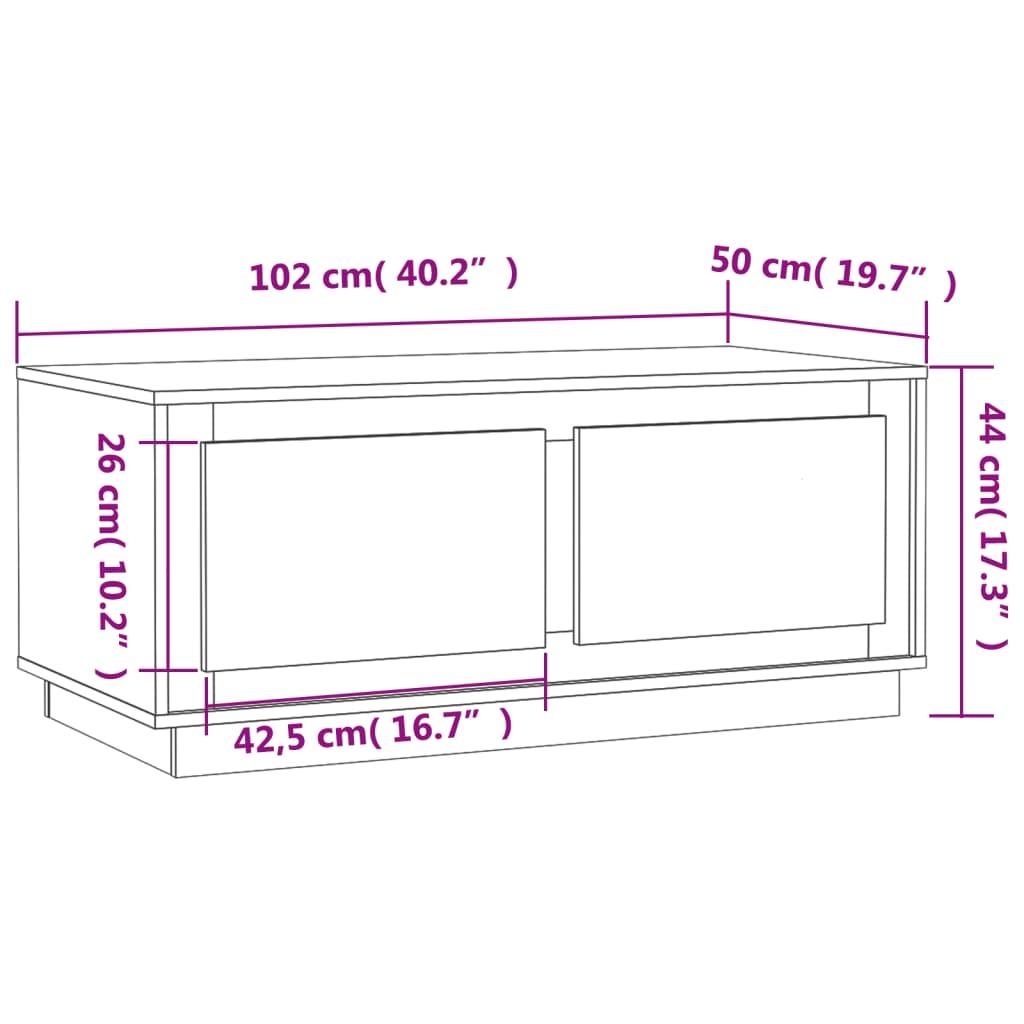 Szafka RTV 102x50x44cm materiał drewnopochodny dąb sonoma do salonu nr. 10