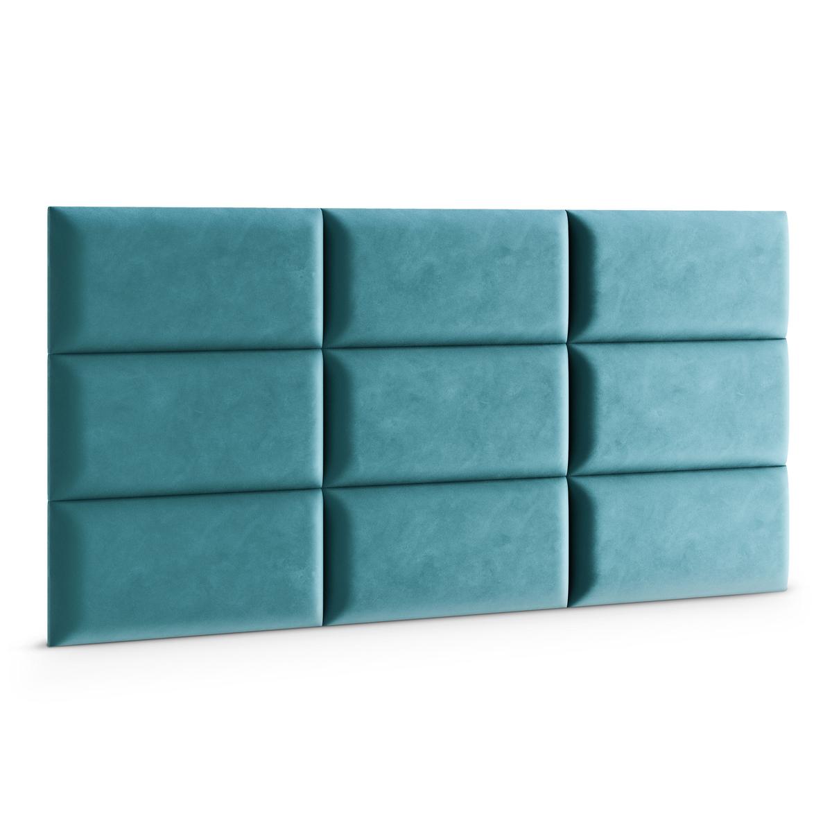 Panele tapicerowane 60x30 na ścianę magic velvet morski nr. 3