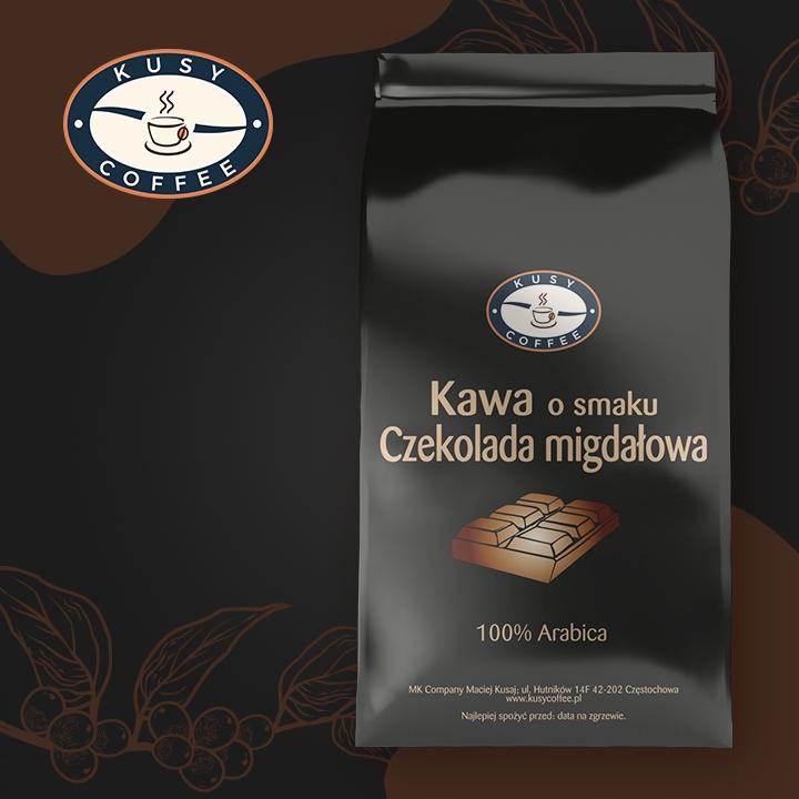 Kawa Ziarnista Świeżo Palona Czekolada Migdał 250g nr. 2