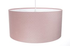 Lampa wisząca 40cm pudrowy róż pikowana JASMIN BEBE do salony sypialni pokoju dziecka - Miniaturka zdjęcia nr 5