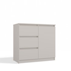 Komoda Malwa 75x80x40 cm do salonu sypialni kaszmir beż - Miniaturka zdjęcia nr 13