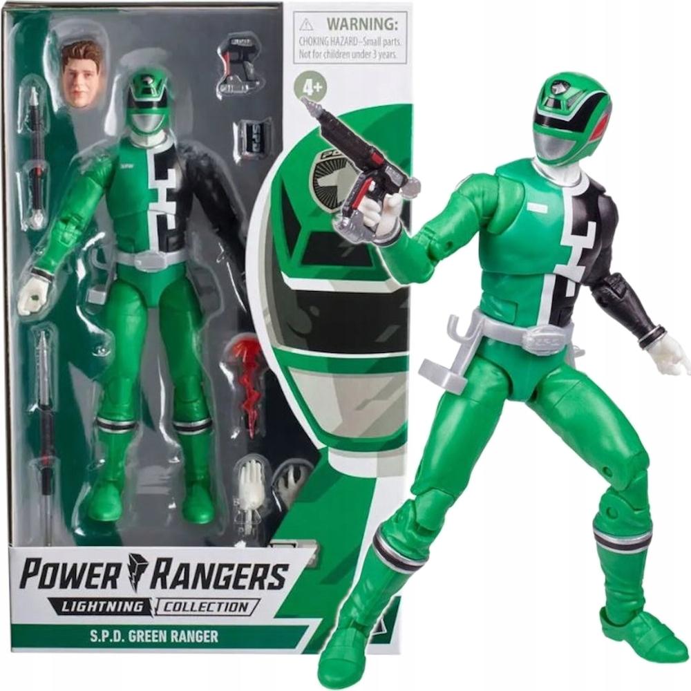 Figurka POWER RANGERS zielony ranger S.P.D hasbro dla dziecka nr. 1