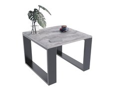 Stolik kawowy Bilbo 60 cm ława do salonu beton czarny - Miniaturka zdjęcia nr 1