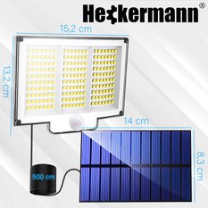 Lampa solarna zewnętrzna Heckermann TG-TY10402 - Miniaturka zdjęcia nr 2