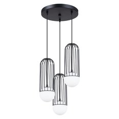 Lampa wisząca BRINA 3P czarna 115x34x34cm nowoczesna G9 do salonu - Miniaturka zdjęcia nr 1